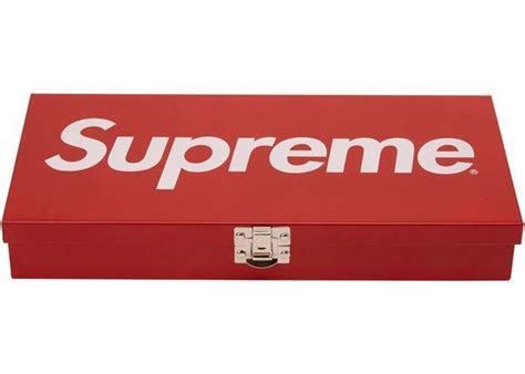 supreme metal storage box j preme|Supreme Large Metal Storage Box Red .